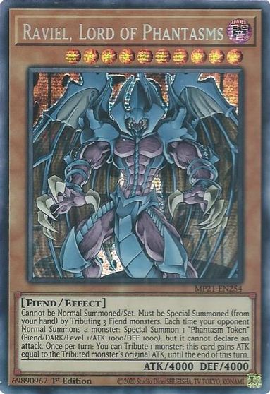 Raviel, Lord of Phantasms [MP21-EN254] Prismatic Secret Rare | Enigma On Main