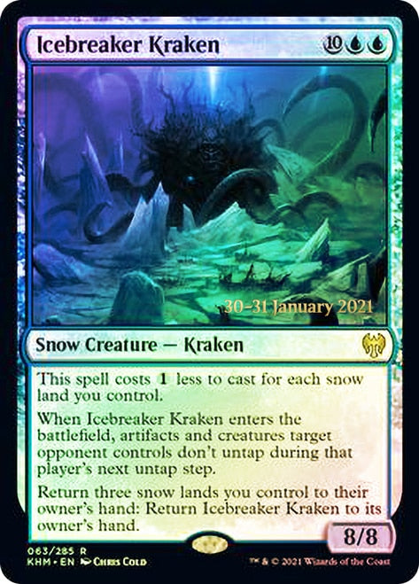 Icebreaker Kraken  [Kaldheim Prerelease Promos] | Enigma On Main