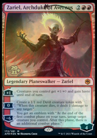 Zariel, Archduke of Avernus [Dungeons & Dragons: Adventures in the Forgotten Realms Prerelease Promos] | Enigma On Main
