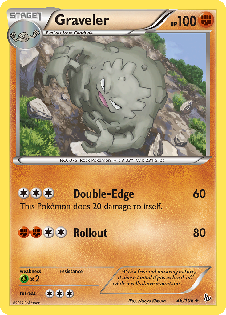 Graveler (46/106) [XY: Flashfire] | Enigma On Main