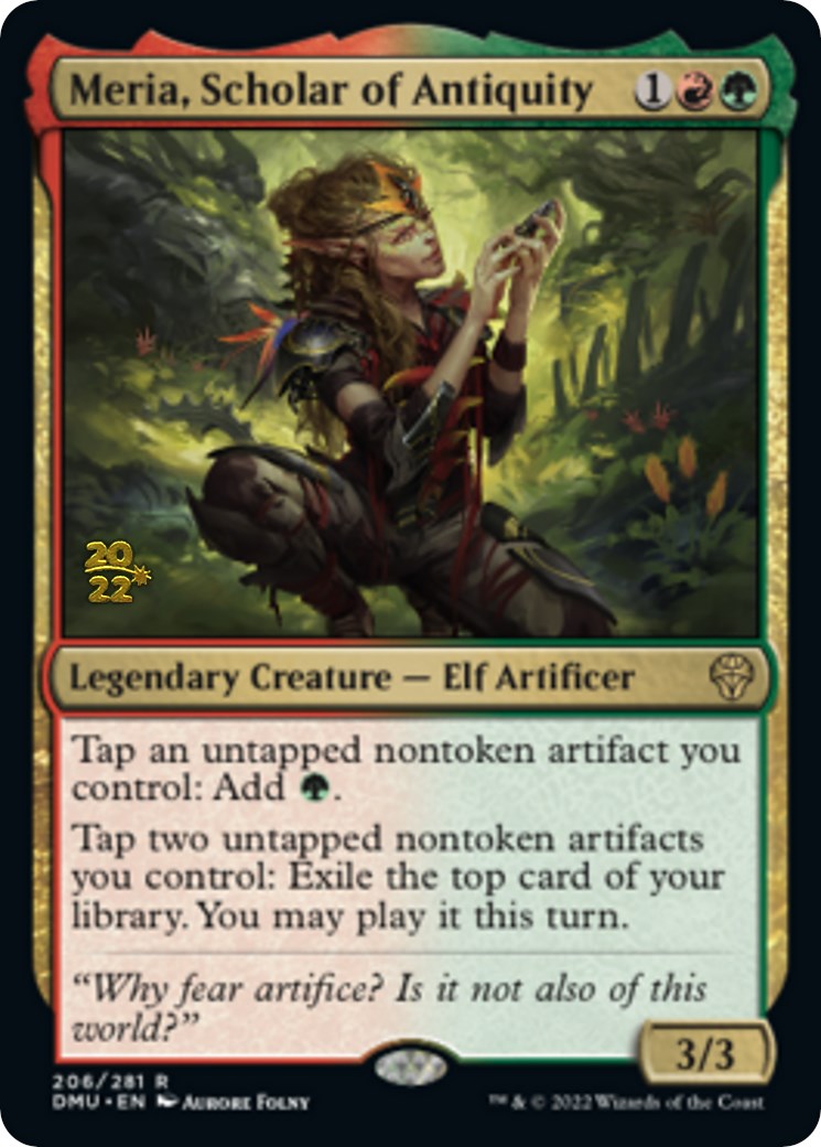 Meria, Scholar of Antiquity [Dominaria United Prerelease Promos] | Enigma On Main