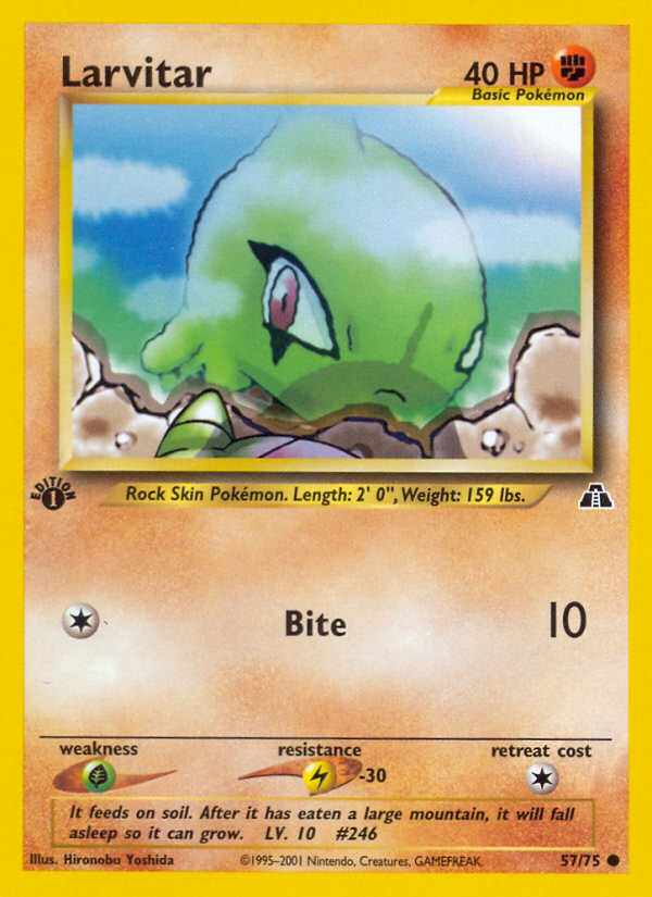 Larvitar (57/75) [Neo Discovery 1st Edition] | Enigma On Main