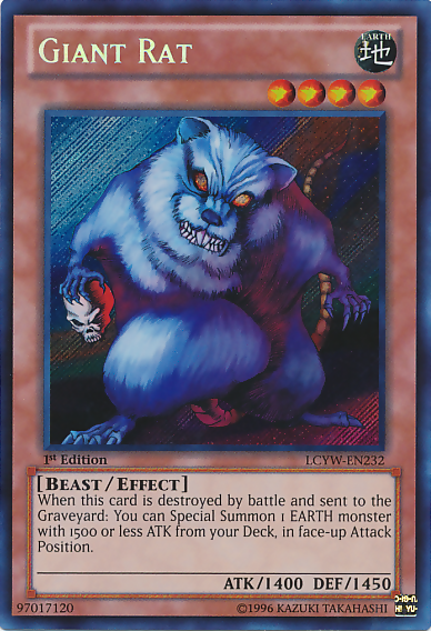 Giant Rat [LCYW-EN232] Secret Rare | Enigma On Main