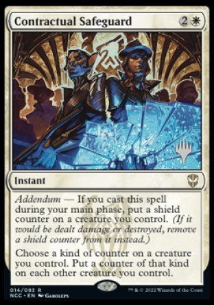 Contractual Safeguard (Promo Pack) [Streets of New Capenna Commander Promos] | Enigma On Main