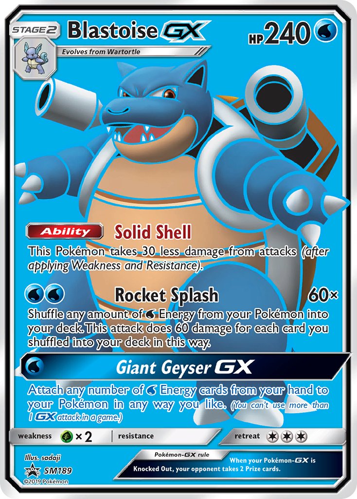 Blastoise GX (SM189) [Sun & Moon: Black Star Promos] | Enigma On Main