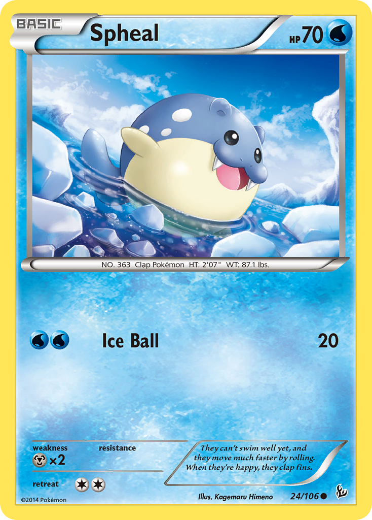 Spheal (24/106) [XY: Flashfire] | Enigma On Main