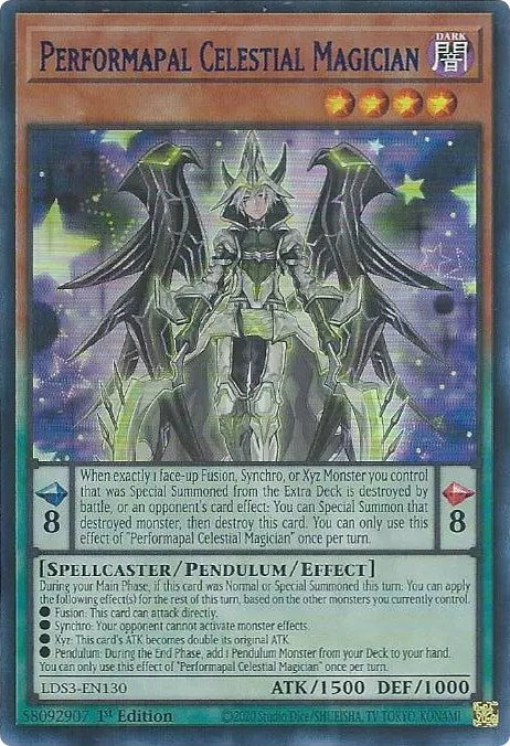 Performapal Celestial Magician (Blue) [LDS3-EN130] Ultra Rare | Enigma On Main