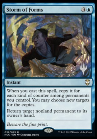 Storm of Forms (Promo Pack) [Streets of New Capenna Commander Promos] | Enigma On Main