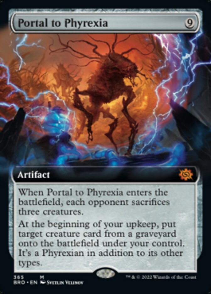 Portal to Phyrexia (Extended Art) [The Brothers' War] | Enigma On Main