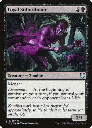 Loyal Subordinate [Commander 2018] | Enigma On Main