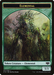 Elemental // Beast (019/036) Double-sided Token [Commander 2014 Tokens] | Enigma On Main