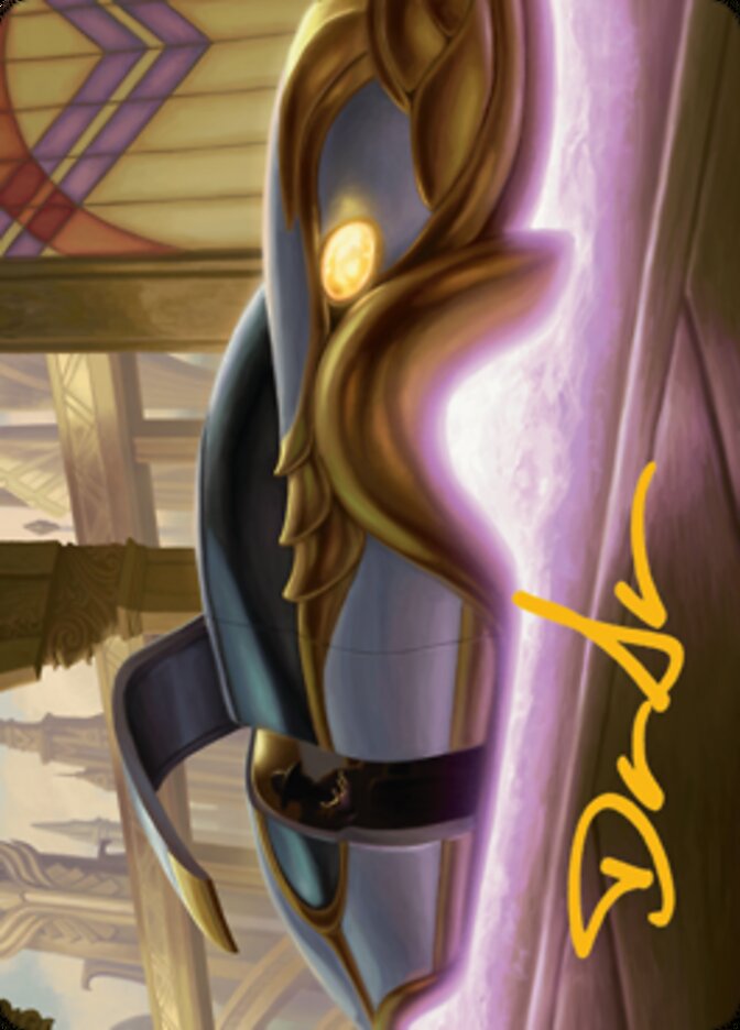 Mysterious Limousine Art Card (Gold-Stamped Signature) [Streets of New Capenna Art Series] | Enigma On Main