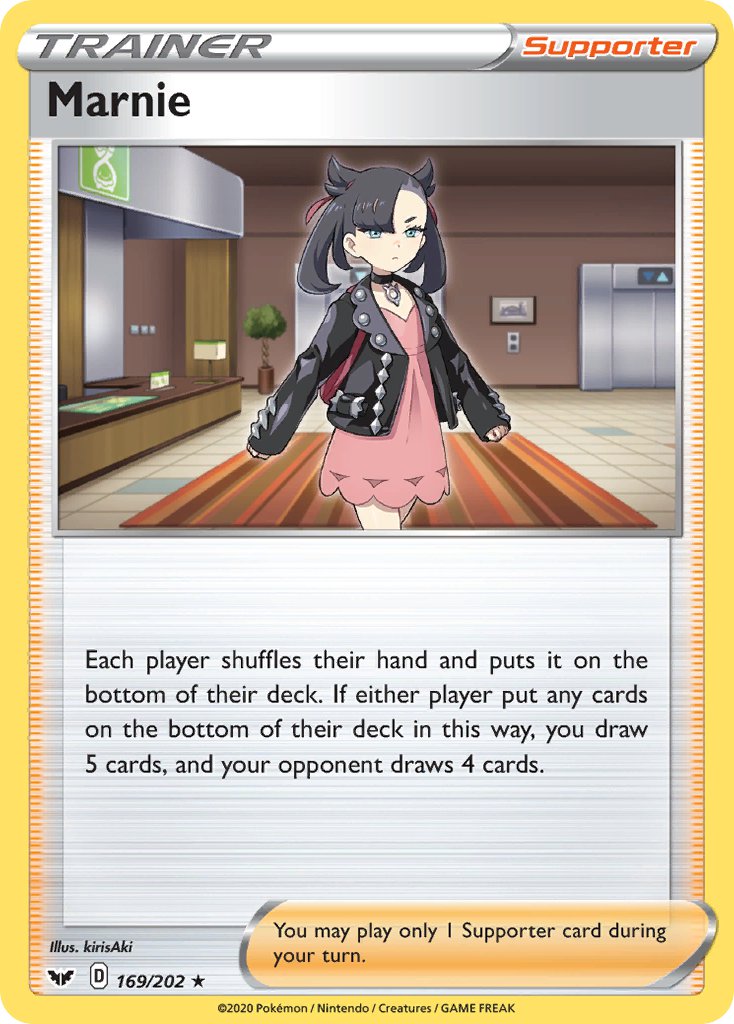 Marnie (169/202) (Theme Deck Exclusive) [Sword & Shield: Base Set] | Enigma On Main