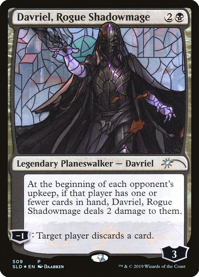 Davriel, Rogue Shadowmage (Stained Glass) [Secret Lair Drop Promos] | Enigma On Main