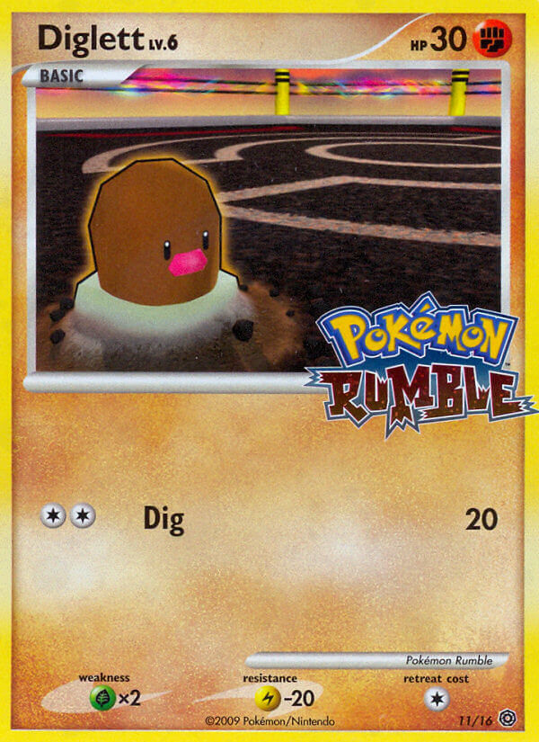 Diglett (11/16) [Pokémon Rumble] | Enigma On Main