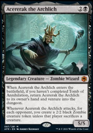 Acererak the Archlich (Promo Pack) [Dungeons & Dragons: Adventures in the Forgotten Realms Promos] | Enigma On Main