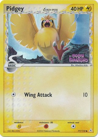 Pidgey (77/110) (Delta Species) (Stamped) [EX: Holon Phantoms] | Enigma On Main