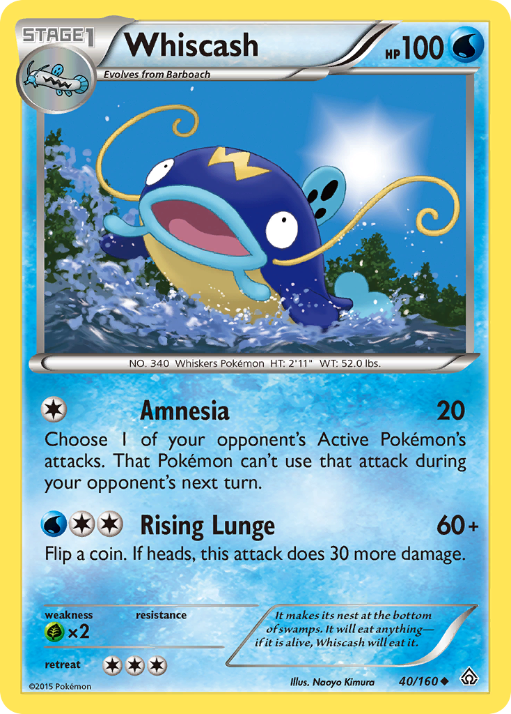 Whiscash (40/160) [XY: Primal Clash] | Enigma On Main