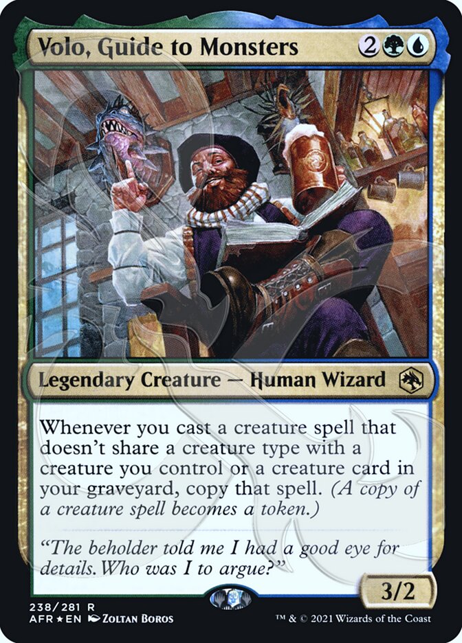 Volo, Guide to Monsters (Ampersand Promo) [Dungeons & Dragons: Adventures in the Forgotten Realms Promos] | Enigma On Main