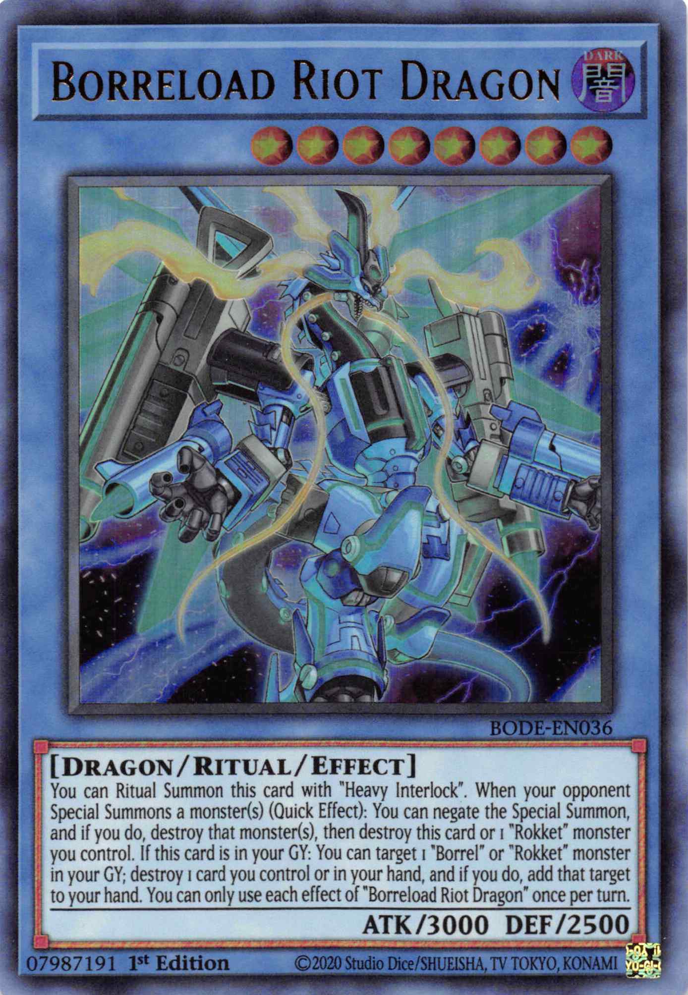 Borreload Riot Dragon [BODE-EN036] Ultra Rare | Enigma On Main