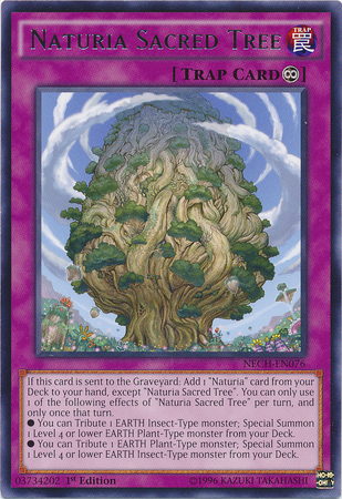 Naturia Sacred Tree [NECH-EN076] Rare | Enigma On Main