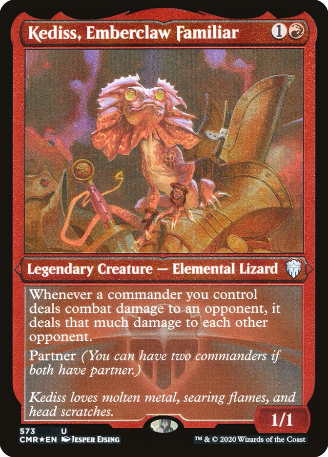 Kediss, Emberclaw Familiar [Commander Legends Etched] | Enigma On Main