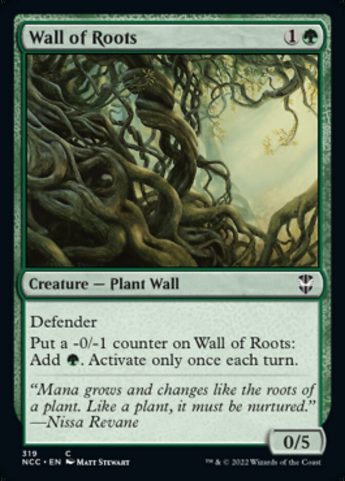 Wall of Roots [Streets of New Capenna Commander] | Enigma On Main