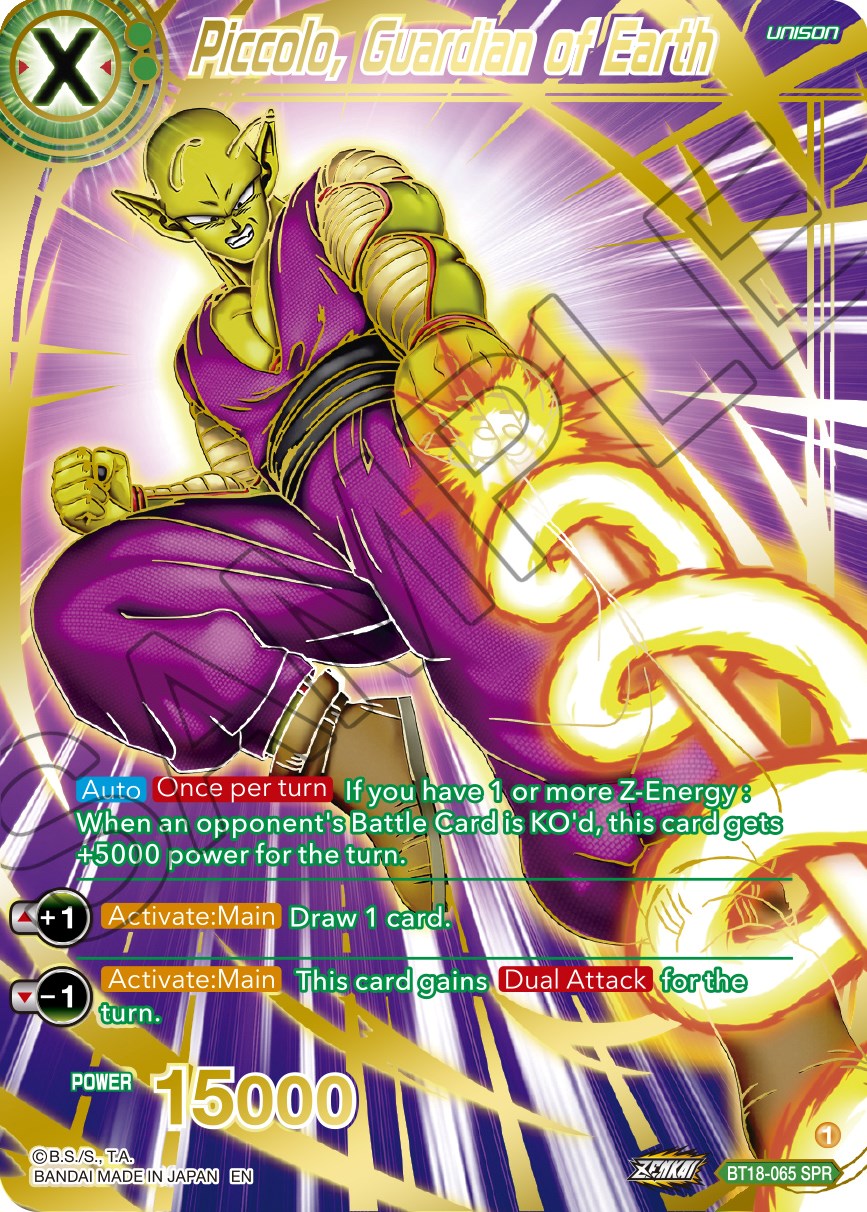 Piccolo, Guardian of Earth (SPR) (BT18-065) [Dawn of the Z-Legends] | Enigma On Main