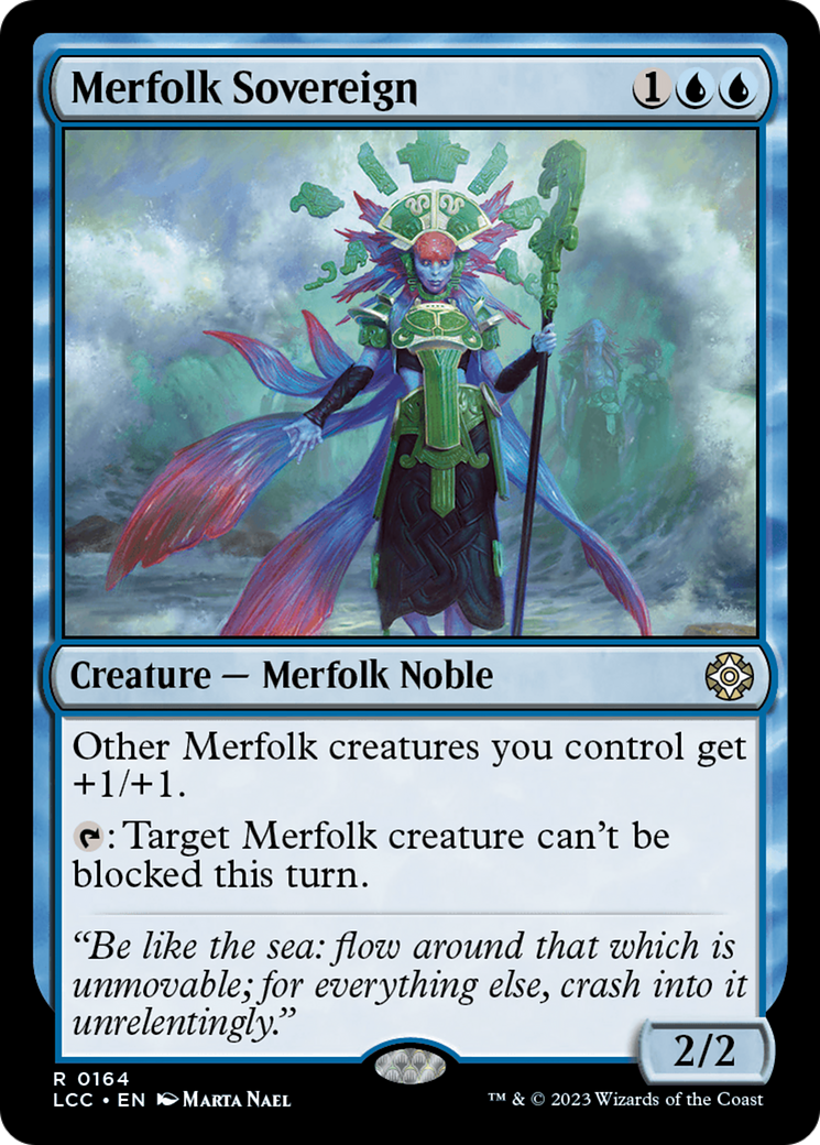 Merfolk Sovereign [The Lost Caverns of Ixalan Commander] | Enigma On Main