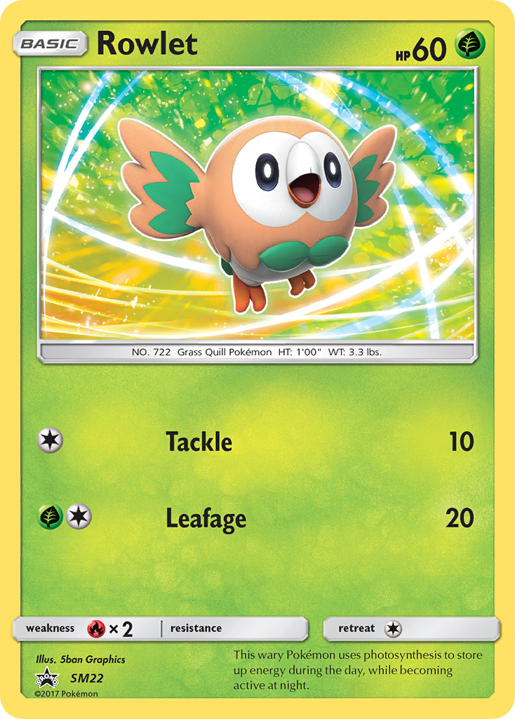 Rowlet (SM22) [Sun & Moon: Black Star Promos] | Enigma On Main