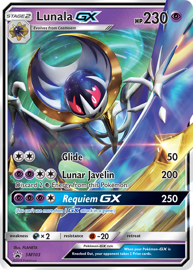 Lunala GX (SM103) [Sun & Moon: Black Star Promos] | Enigma On Main