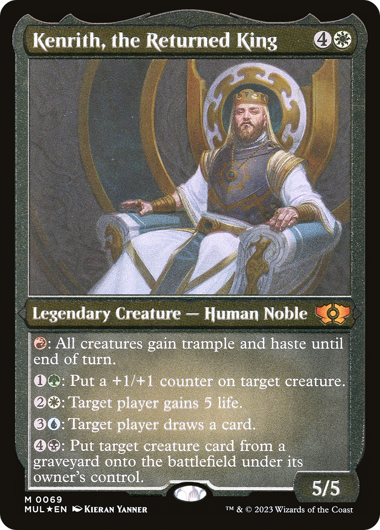 Kenrith, the Returned King (Foil Etched) [Multiverse Legends] | Enigma On Main