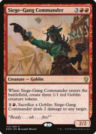 Siege-Gang Commander [Dominaria] | Enigma On Main