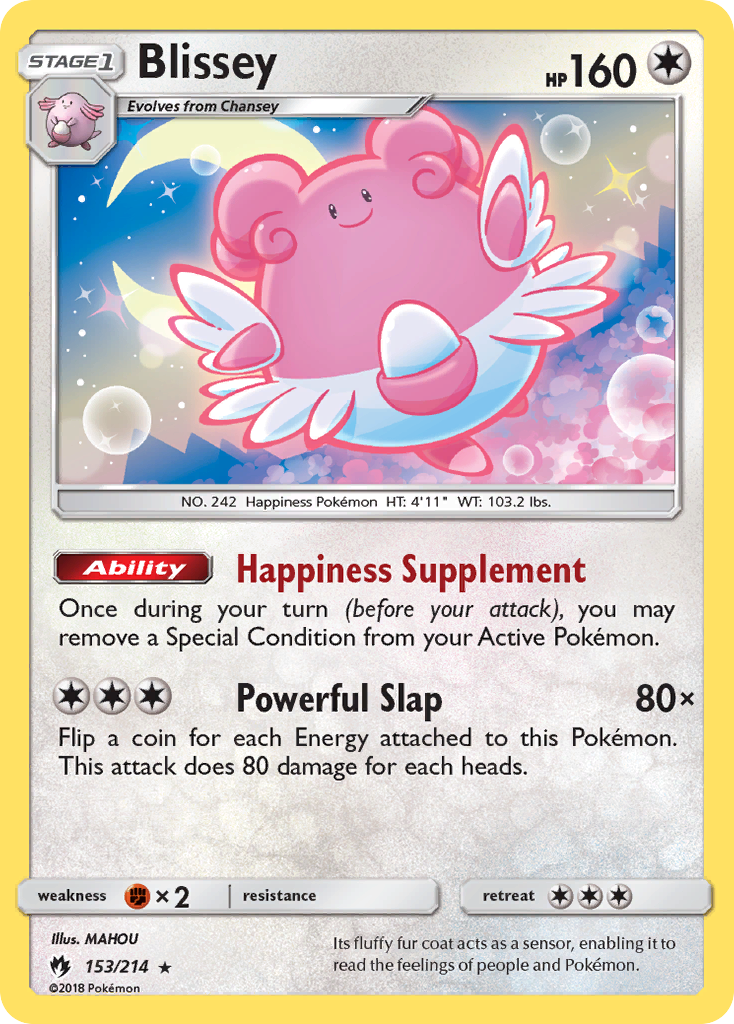 Blissey (153/214) [Sun & Moon: Lost Thunder] | Enigma On Main