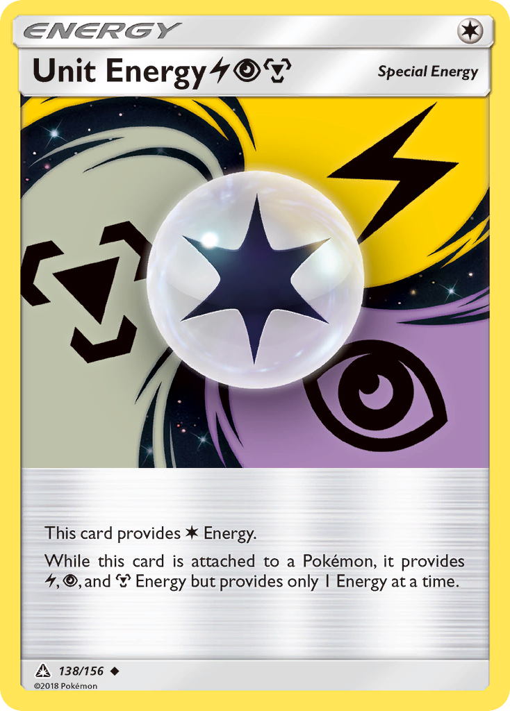 Unit Energy (138/156) (Lightning, Psychic, Metal) [Sun & Moon: Ultra Prism] | Enigma On Main