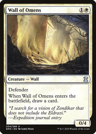 Wall of Omens [Eternal Masters] | Enigma On Main