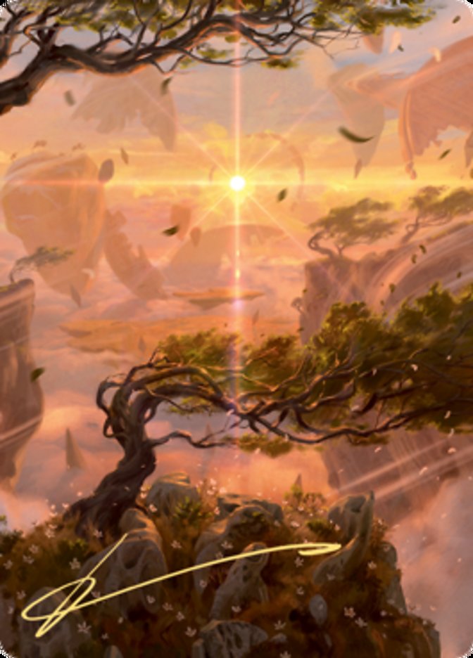 Windswept Heath Art Card (Gold-Stamped Signature) [Zendikar Rising Art Series] | Enigma On Main