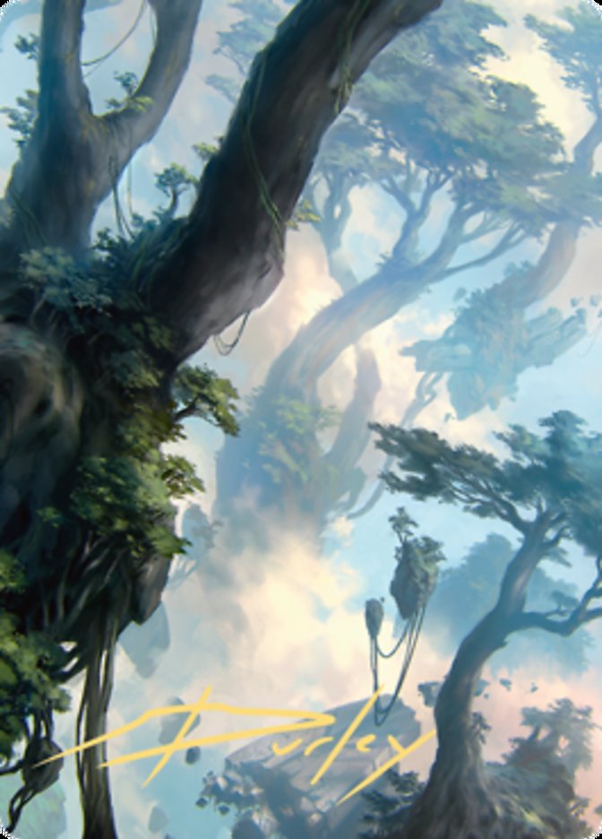 Forest 1 Art Card (Gold-Stamped Signature) [Zendikar Rising Art Series] | Enigma On Main