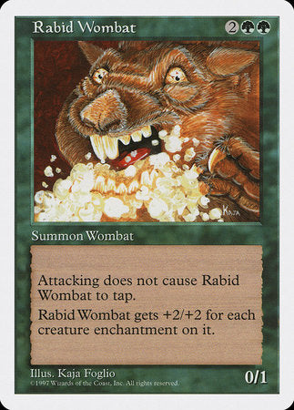 Rabid Wombat [Fifth Edition] | Enigma On Main