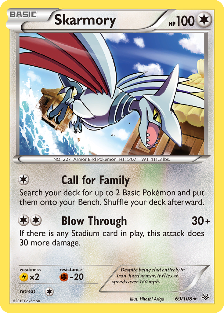 Skarmory (69/108) [XY: Roaring Skies] | Enigma On Main