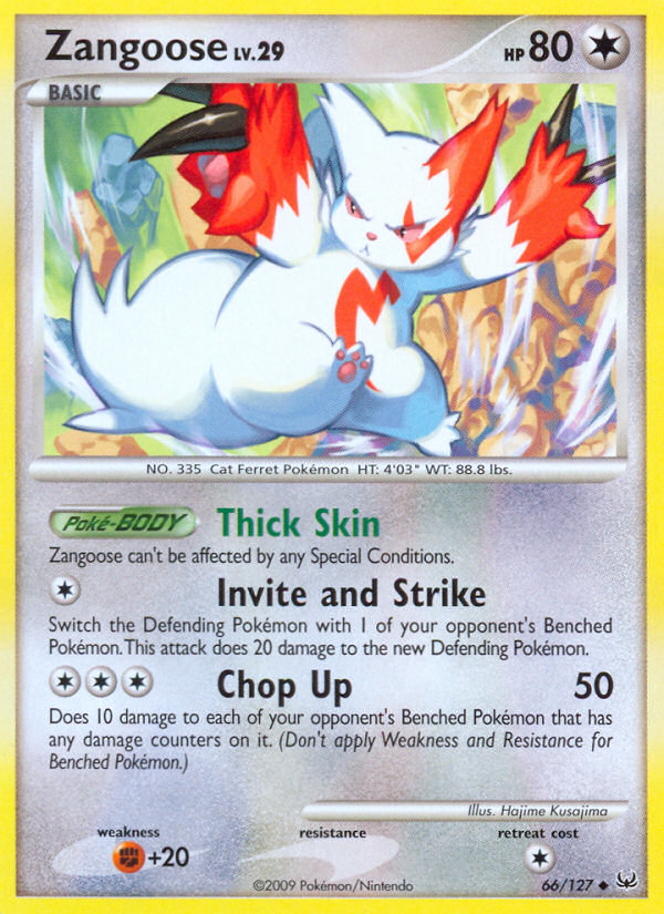 Zangoose (66/127) [Platinum: Base Set] | Enigma On Main