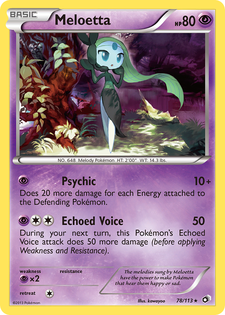 Meloetta (78/113) [Black & White: Legendary Treasures] | Enigma On Main