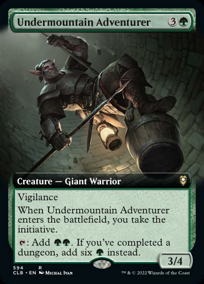 Undermountain Adventurer (Extended Art) [Commander Legends: Battle for Baldur's Gate] | Enigma On Main