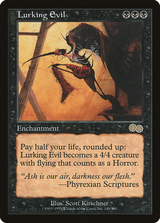 Lurking Evil [Urza's Saga] | Enigma On Main
