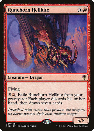 Runehorn Hellkite [Commander 2016] | Enigma On Main