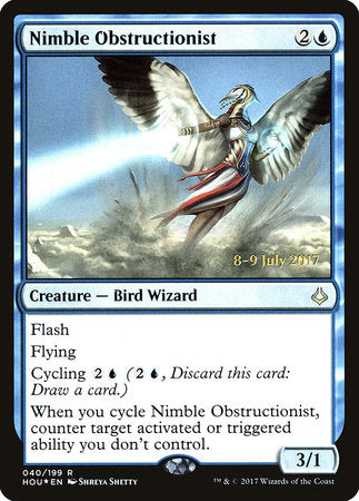 Nimble Obstructionist [Hour of Devastation Promos] | Enigma On Main