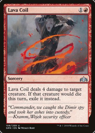 Lava Coil [Guilds of Ravnica] | Enigma On Main