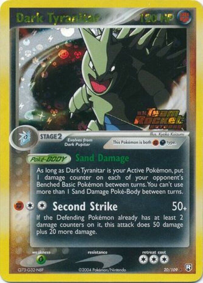 Dark Tyranitar (20/109) (Stamped) [EX: Team Rocket Returns] | Enigma On Main