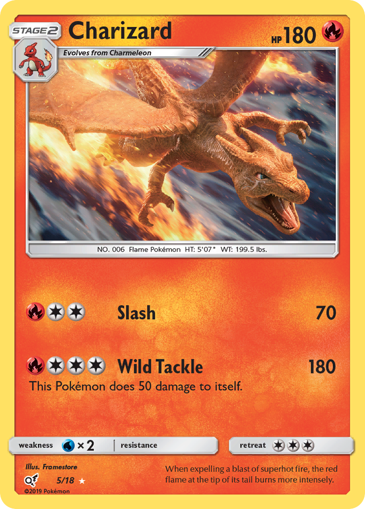 Charizard (5/18) [Sun & Moon: Detective Pikachu] | Enigma On Main