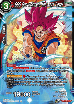 SSG Son Goku, to the Next Level (Uncommon) [BT13-018] | Enigma On Main